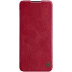 Nillkin - Samsung Galaxy A42 5G Hülle - Leder Book Case - Qin Series - rot