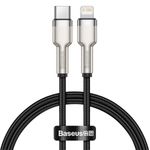 Baseus - USB Typ-C zu Lightning Lade- und Datenkabel (0.25 m) - PD 20W - Cafule Series - schwarz