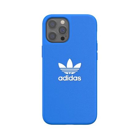Adidas - iPhone 12 Pro Max Hülle - TPU Softcase - Moulded Basic Series - blau/weiss