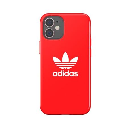 Adidas - iPhone 12 mini Hülle - TPU Softcase - Trefoil Series - rot