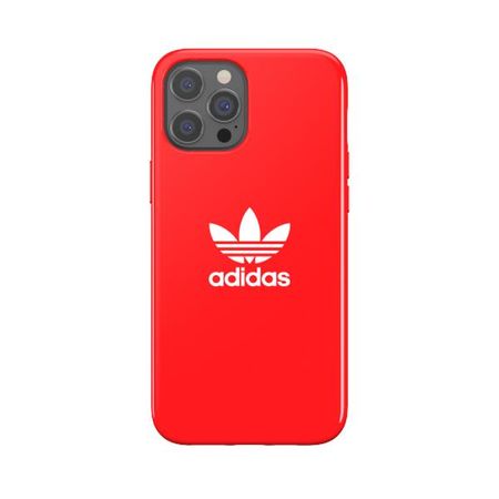 Adidas - iPhone 12 Pro Max Hülle - TPU Softcase - Trefoil Series - rot