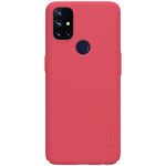 Nillkin - OnePlus Nord N10 5G Hülle - Plastik Case - Super Frosted Shield Series - rot