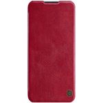 Nillkin - OnePlus Nord N10 5G Hülle - Leder Book Case - Qin Series - rot