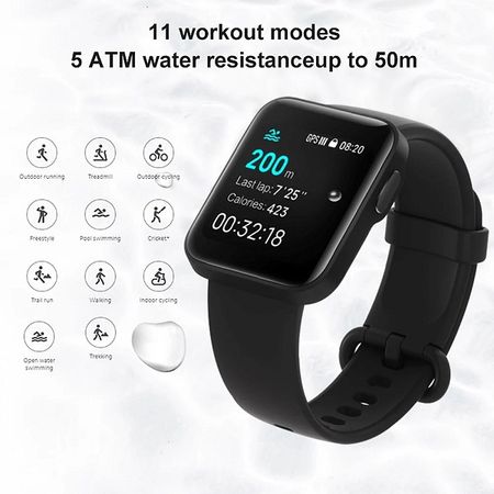 Xiaomi - Mi Watch Lite - Global Version Smart Watch - schwarz | Mobile  Universe
