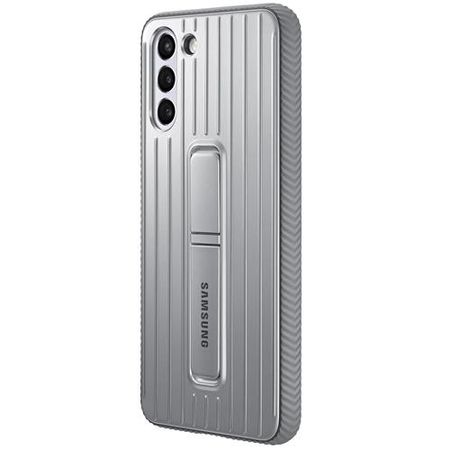 Samsung - Original Galaxy S21+ Hülle - Hardcase - Protective Standing Cover - silber