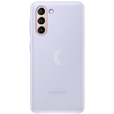 Samsung - Original Galaxy S21 Hülle - Hardcover - Smart LED Cover - violett