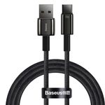 Baseus - Standard USB-A auf USB Typ-C Lade- und Datenkabel 66W (1 m) - Fast Charging - schwarz