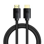 Baseus - Premium 8K HDMI Kabel (1m) - 3D - vergoldeter Stecker - High Definition Series - schwarz