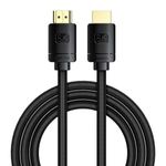 Baseus - Premium 8K HDMI Kabel (2m) - 3D - vergoldeter Stecker - High Definition Series - schwarz