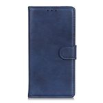 Realme 7i Handy Hülle - Classic IV Leder Bookcover Series - blau