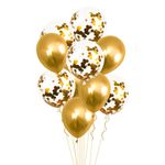 Dekoration Luftballons für Hochzeiten und Geburtstage - 10 Stück - gold
