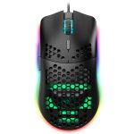 HYSJ - Gaming Maus mit LED Licht - J900 Series - schwarz