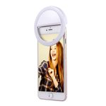 PULUZ - Mini Selfie Ring Light - Smartphone Portrait LED Ringleuchte - weiss