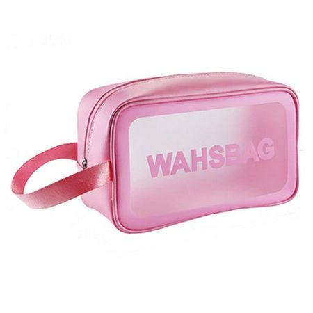 Necessaire - Kulturbeutel ideal für auf Reisen - Washbag Grösse M (26x16x9cm) - rosa