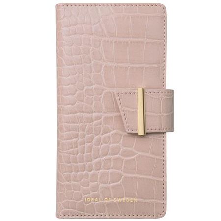 iDeal of Sweden - iPhone 12 mini Hülle - Designer Book-Cover - Rose Croco