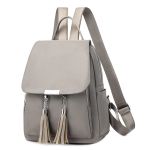 Freizeit Rucksack für Damen - Tagesrucksack - aus Nylon - grau