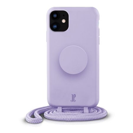 Just Elegance - iPhone 11 Hülle - Handykette & PopSockets abnehmbar - lila