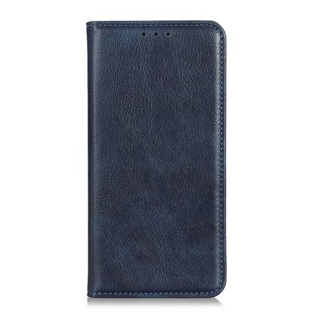 Samsung Galaxy Xcover 5 Handy Hülle - Litchi V Leder Bookcover Series - blau