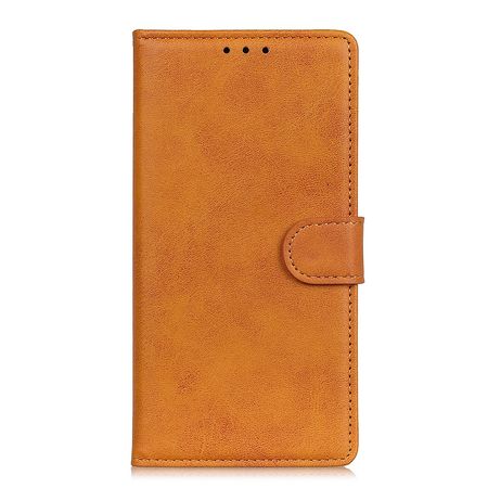 Sony Xperia 10 III Handy Hülle - Classic IV Leder Bookcover Series - braun