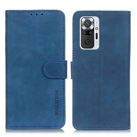Xiaomi Redmi Note 10 Pro Handyhülle - Vintage II Leder Bookcover Series - blau