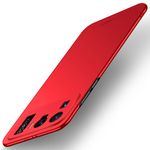 Mofi - Xiaomi Mi 11 Ultra Handyhülle - Schlanke Hülle aus Hartplastik - Shield Series - rot