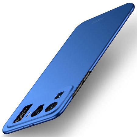 Mofi - Xiaomi Mi 11 Ultra Handyhülle - Schlanke Hülle aus Hartplastik - Shield Series - blau