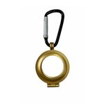 Apple AirTag Anhänger - mit Karabiner - Frosted Series - gold