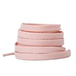 1 Paar Flache Schnürsenkel 120 cm - für festen und sicheren Sitz im Schuh - Pastell Series - rosa