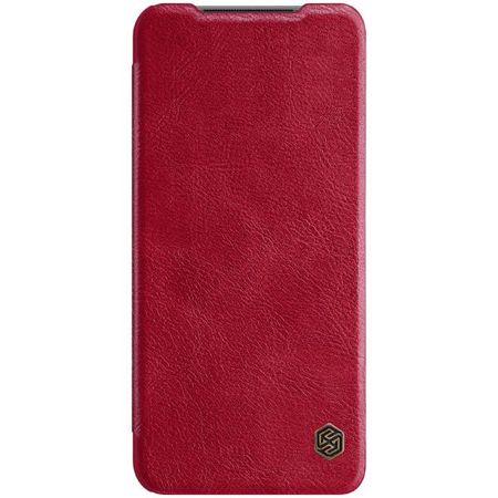 Nillkin - Xiaomi Redmi Note 10 4G Hülle - Leder Book Case - Qin Series - rot