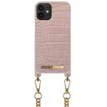 iDeal of Sweden - iPhone 12 mini Hülle - Designer Necklace Case - Misty Rose Croco