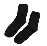 1 Paar Kuschelsocken - Grösse 35 bis 39 - Classic Series - schwarz