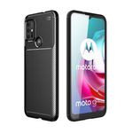 Motorola Moto G30 Handyhülle - Carbon Fiber TPU Softcase Series - schwarz