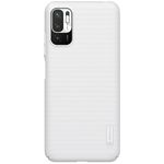 Nillkin - Xiaomi Redmi Note 10 5G Hülle - Plastik Case - Super Frosted Shield Series - weiss