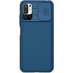 Nillkin - Xiaomi Redmi Note 10 5G Hülle - Plastik Hardcase - CamShield Series - blau