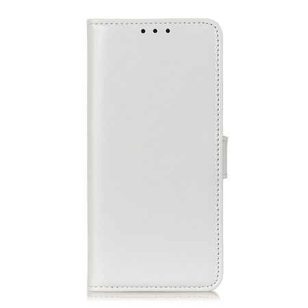 Realme 8 5G Handyhülle - Crazy Horse Leder Bookcover Series - weiss