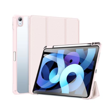 Dux Ducis - iPad Air (2022) / iPad Air (2020) Hülle - Leder Bookcover - Toby Series - pink