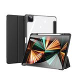 Dux Ducis - iPad Pro 12.9 (2022 / 2021 / 2020 / 2018) Hülle - Leder Bookcover - Toby Series - schwarz