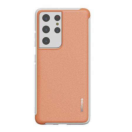 Samsung Galaxy S21 Ultra Hülle - Farbiges Hardcase - Macaron Series - orange