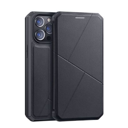 Dux Ducis - iPhone 13 Pro Hülle - Robustes Handy Bookcover - Skin X Series - schwarz
