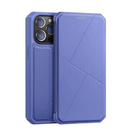 Dux Ducis - iPhone 13 Pro Hülle - Robustes Handy Bookcover - Skin X Series - blau