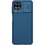 Nillkin - Samsung Galaxy A22 4G Hülle - Plastik Hardcase - CamShield Series - blau