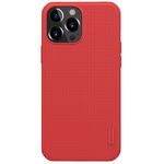 Nillkin - iPhone 13 Pro Hülle - Plastik Case - Super Frosted Shield Series - rot