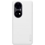 Nillkin - Huawei P50 Pro Hülle - Plastik Case - Super Frosted Shield Series - weiss