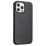 iPhone 13 Pro Max Hülle aus Echtleder - Leather Case MagSafe Series - schwarz 