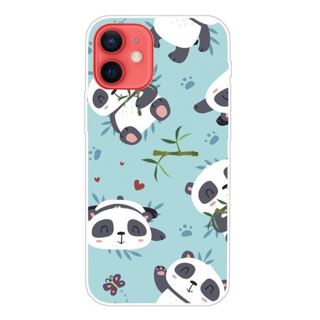 iPhone 13 Handyhülle - Softcase Image Plastik Series - kleine Pandas
