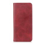 iPhone 13 Pro Handy Hülle - Classic V Leder Bookcover Series - rot