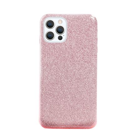 iPhone 13 Pro Max Hülle - Glitzer Hardcase - pink