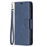 Huawei P50 Handy Hülle - Klassisches Leder Bookcover - blau