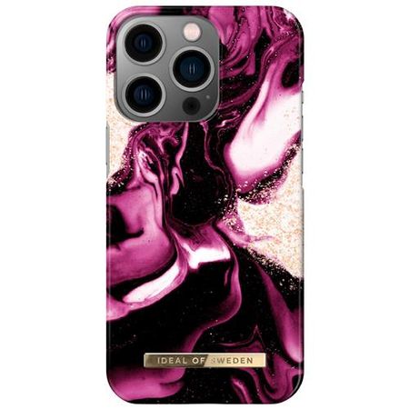 iDeal of Sweden - iPhone 13 Pro Hülle - Printed Case - Golden Ruby Marble