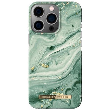 iDeal of Sweden - iPhone 13 Pro Hülle - Printed Case - Mint Swirl Marble